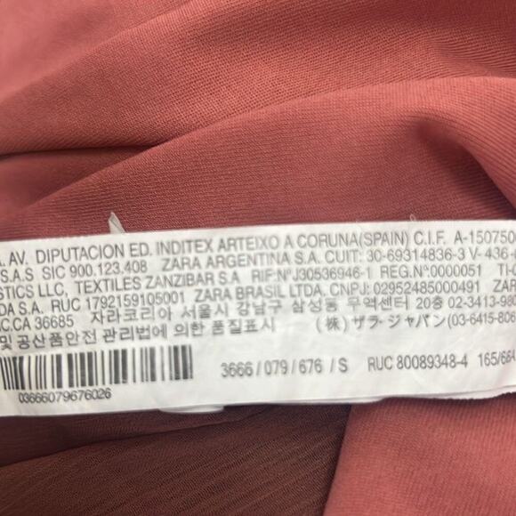 ZARA PLEATED‎ MINI SKIRT SIZE S - Picture 6 of 7